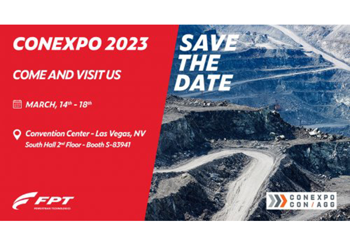 foto CONEXPO-CON/AGG 2023: FPT INDUSTRIAL TO SHOWCASE COMPACT, HIGH-PERFORMANCE AND SUSTAINABLE CONSTRUCTION EQUIPMENT ENGINES